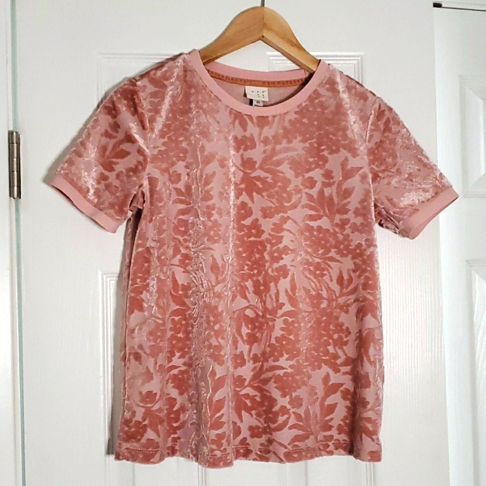 A New Day velvet textured top